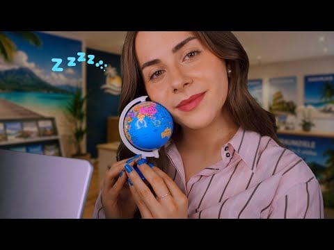 ASMR Beratung im Reisebüro zum Einschlafen ✈️