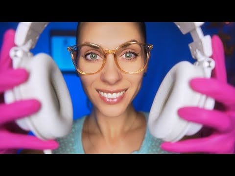 ASMR Ultimate Hearing Test you can FEEL with Closed Eyes, Binaural Ear to Ear Sounds, Ear Tapping