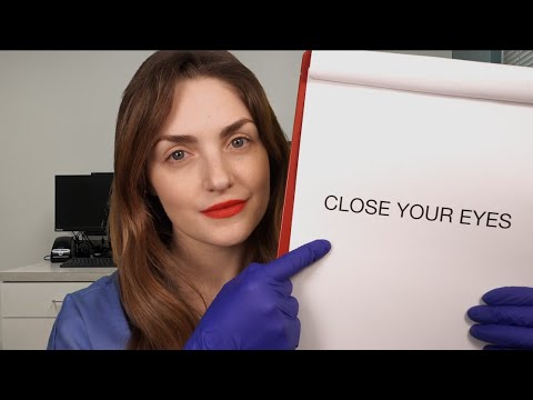 ASMR Doctor | Urgent Care Medical Exam for Concussion (4k)