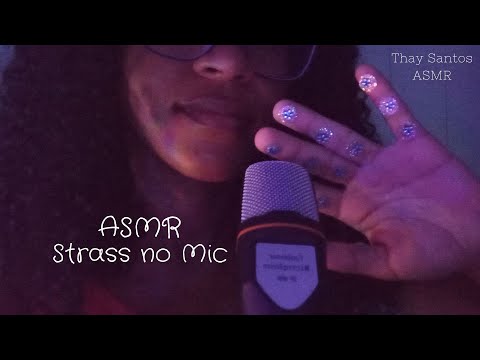 ASMR : Strass no microfone (toques na tela)