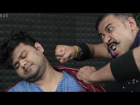 ASIM Barber Head Massage And Ear Massage Therapy With Neck Crack And Ear Crack asmr