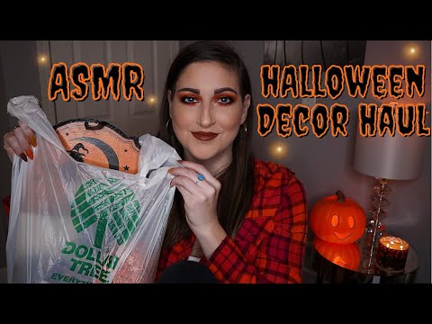 ASMR | Dollar Tree Halloween Decor Haul 🕸