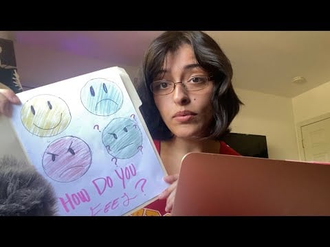 asmr rp | your school therapist summons you after a night of venting to your friend