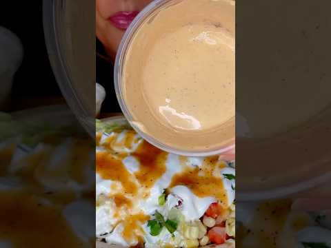 Trying NEW Adobo Ranch From Chipotle #asmr #chipotle #shorts