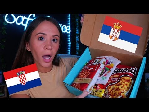 ASMR / Trying Treats From Serbia & Croatia (Try Treats Mukbang)