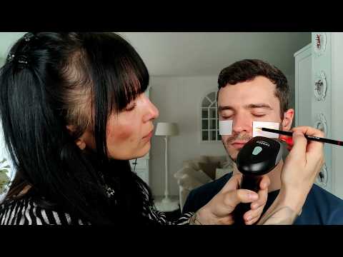 Detailed Eye Measurement ASMR - Unique Tools Measuring Every Detail