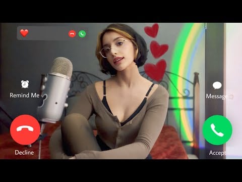 Türkçe ASMR - sevgilinle görüntülü sohbet roleplay