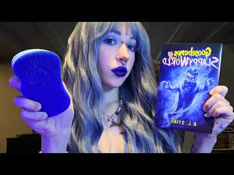 ASMR Using Only Blue Items | Tapping, Scratching, Whispering