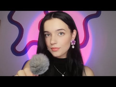 ASMR | OLD SCHOOL & CLASSIC TRIGGER WORDS + mic and face brushing