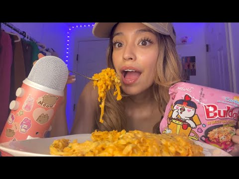 ASMR SAMYANG SPICY NOODLE MUKBANG *FAIL😂* 🍜