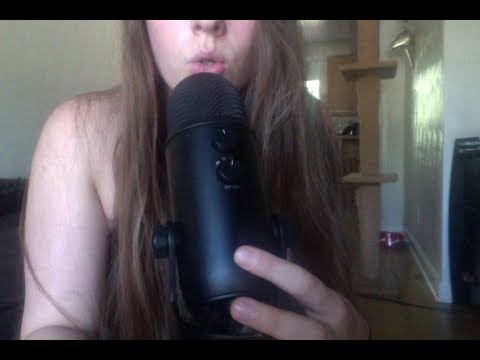 *ASMR* BREATHING ON THE MIC, BREATHY TRIGGER WORDS, AND HAND MOVEMENTS