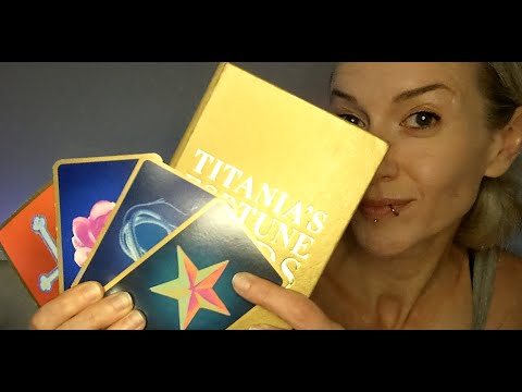 Reading Your Fortune Cards (ASMR) - Soft Speaking - Tapping/Hand Movements