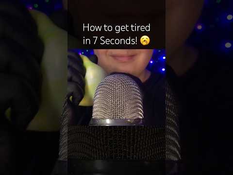 How to get tired in 7 Seconds! 🩵 #asmr