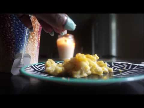 Eating Mac N Cheese ASMR Whispering