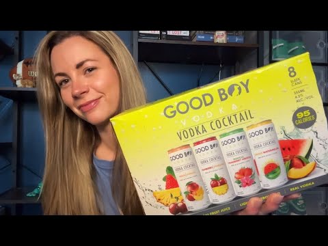 ASMR | Good Boy Cocktail Review & Tasting 🍒🍍🍉