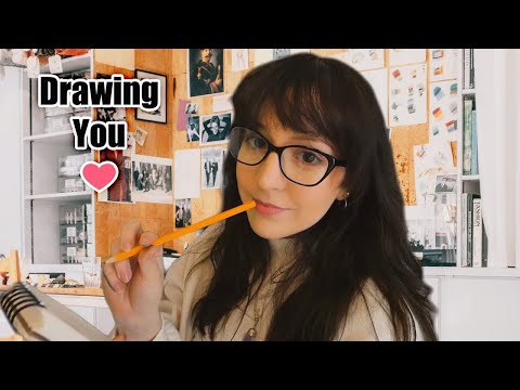 ⭐ASMR Mean Artist Roleplay: Drawing You! (Soft Spoken, Close Up)