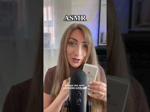 Unbox my perfume with me #triggersforsleep #asmrsounds #asmrvideo #tingles #triggertime #asmr
