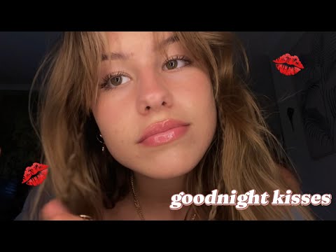 ASMR lipgloss application and kissing you goodnight 😽💌💋✨ (no talking)