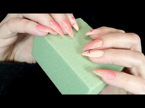 ASMR Fast Scratching/Destroying  Floral Foam | No Talking