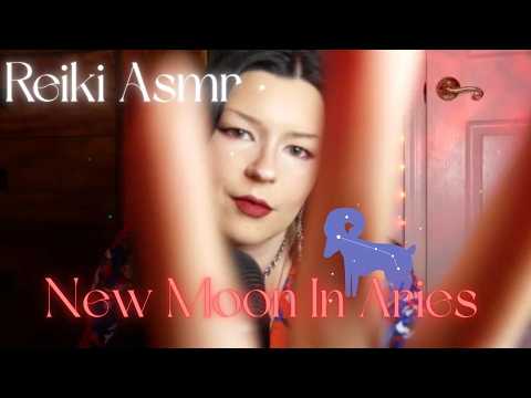 New Moon In Aries~Riding the wave of flames~Affirmations, Reiki, Sound healing activation