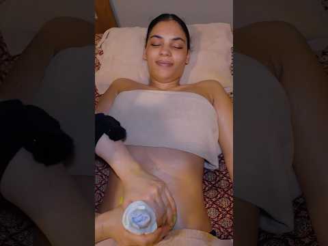 ASMR: Thai Hot Herbal Compress Massage Fixed my Back Pain #shorts