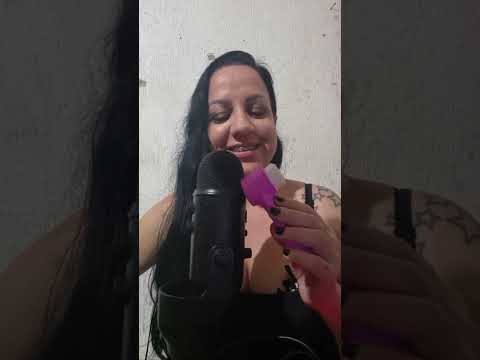 ASMR-RECORDANDO MINHA PRIMEIRA LIVE😆 #asmr #live #sompararelaxar 