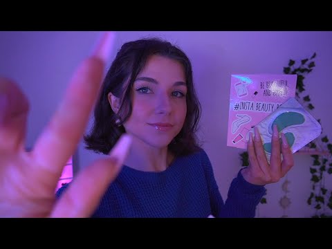 ASMR | Atención PERSONAL con una CAJITA SORPRESA (Tocando tu carita, Mouth Sounds) | ASMR en Español