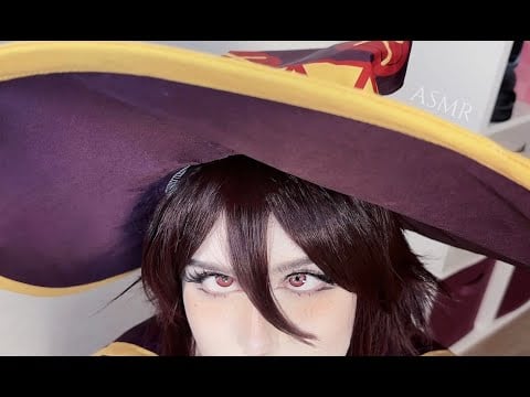 ASMR: Megumin Is Close✨(sniffing, spit painting, chaotic mouth sounds)