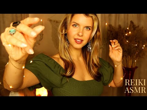 "Plucking Away Your Overwhelm" ASMR REIKI Soft Spoken & Personal Attention Healing | Water Sounds