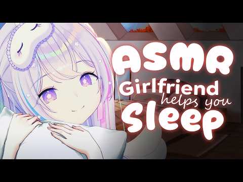 Girlfriend Helps You Sleep 【ASMR Sleep Aid】【One Ear Only, Binaural, Personal Attention, Snore】