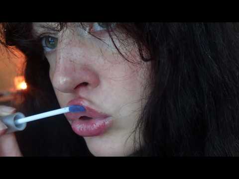👄wet and sticky lipgloss and lipbalm mouth Sounds ASMR for instant sleep (no talking)