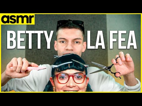 asmr roleplay corte de cabello y cambio de look a Betty la Fea ASMR español