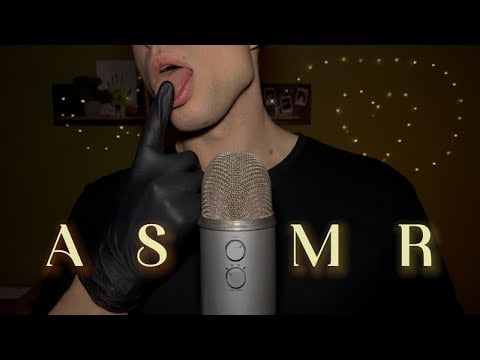 ASMR ~ Spit Painting w/ Gloves & Mouth Sounds