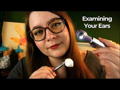 Ear Examination ASMR 🩺 Ear Cleaning, Palpation, & Otoscope 💤 Soft Spoken & Whispered Roleplay