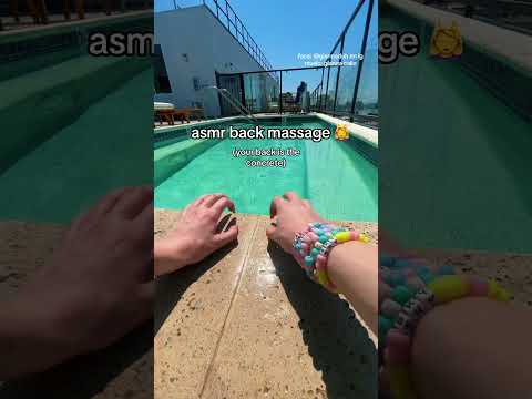 wet concrete scratching asmr #asmr #poolasmr #lofiasmr #asmrgames
