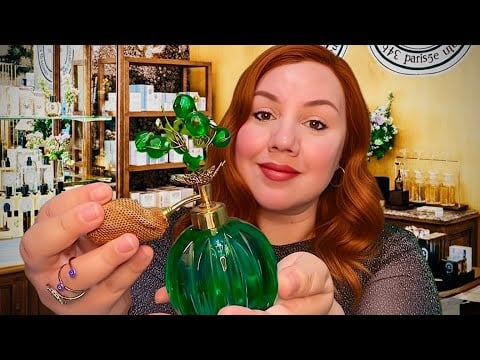 ASMR Elegant Perfume Store Roleplay  💤 Bottle Tapping & Scents for Sleep