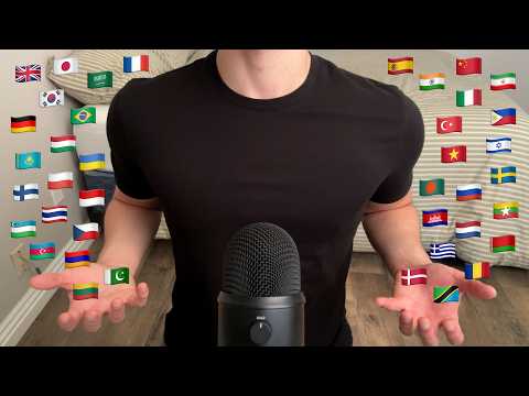 ASMR | Trigger words in 40 different languages