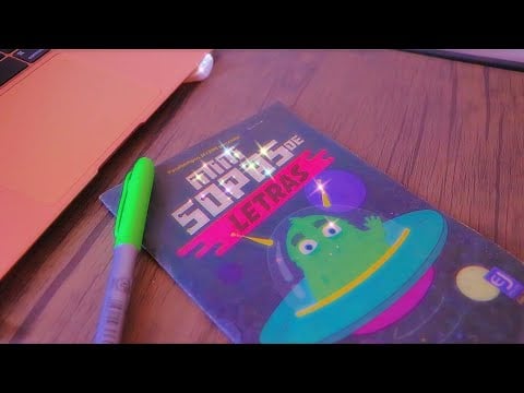 ASMR sopa de letras con sonidos chew 🫧