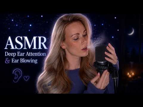 ASMR | Deep Ear Attention, Ear Blowing & Breathy Whispers (Dutch & English Affirmations)