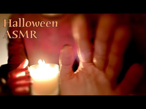 ASMR 🌙 Bewitching you to sleep - Hand movements and fire sounds (no talking)