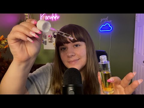 ASMR Doing Your Skincare in 5 Minutes 🥰 (fast-paced, hand sounds, personal attention)