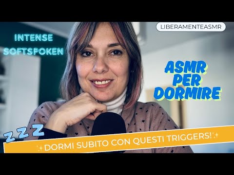 Asmr ita Intense Softspoken Triggers ✨Dormi subito con questi suoni!✨