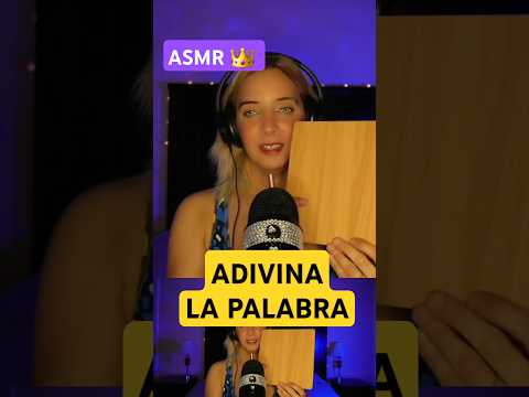 ASMR ADIVINA LA PALABRA #ASMR #asmr #asmrespañol #asmrargentina #relax #dormirbien #dormirrápido