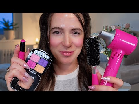 ASMR - Back to School Makeover - Hair & Makeup (Layered)