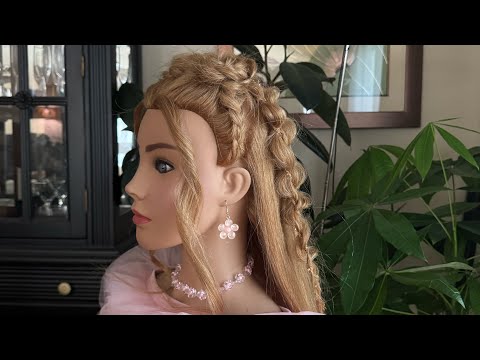 Braids, Flowers and Festival Feels 🎉 | ASMR | Cute Flower Buns Hairstyle - Finishing Touches