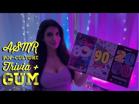 ASMR Gum Chewing and Pop-Culture Trivia 🍬 🎸🏀