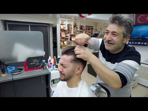 ASMR HAIR CUTING AND RELAXING MASSAGE WITH MUNUR ONKAN