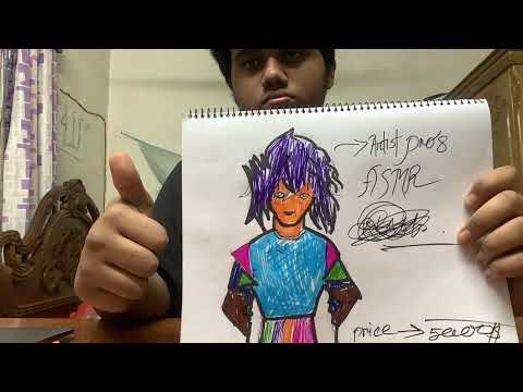 ASMR DRAWING YOUR FACE [15 Mins+ ,No talking]