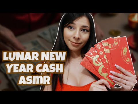 Money Counting ASMR 🏮 Lunar New Year Envelopes 🏮