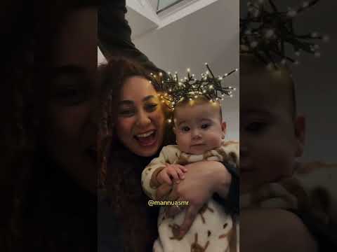 MONTANDO NOSSA ÁRVORE DE NATAL #asmr #baby #beberibe